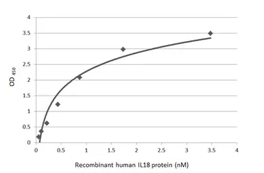 Human IL18 protein, His tag. GTX00227-pro