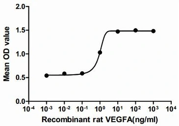 Rat VEGFA protein, His tag (active). GTX00343-pro