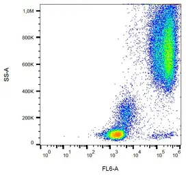 Anti-CD24 antibody [SN3] used in Flow cytometry (FACS). GTX00597