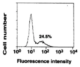 Anti-Fc epsilon R1 alpha antibody [CRA1] (Biotin) used in Flow cytometry (FCM). GTX00849