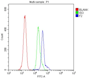 Anti-Prothrombin antibody used in Flow cytometry (FCM). GTX03694
