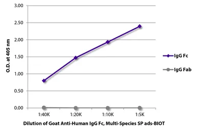 Goat Anti-Human IgG (Fc) antibody, pre-adsorbed (Biotin). GTX04119-02