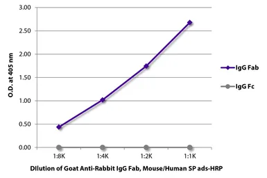 Goat Anti-Rabbit IgG (Fab) antibody, pre-adsorbed (HRP). GTX04151-01