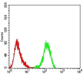 Anti-IL3 Receptor beta antibody [1D5E4] used in Flow cytometry (FCM). GTX04642