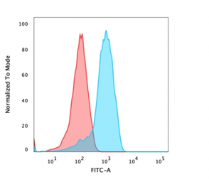 Anti-CD47 antibody [B6H12.2] used in Flow cytometry (FCM). GTX04817