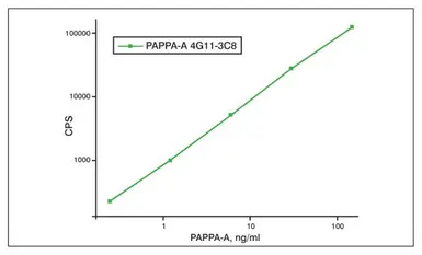 Anti-PAPP A antibody [3C8] used in ELISA (ELISA). GTX10194
