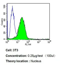 Anti-PPAR alpha antibody [3B6/PPAR] used in Flow cytometry (FCM). GTX12412