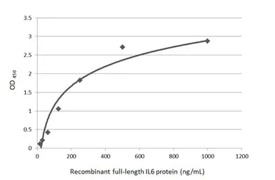 Anti-IL6 antibody used in ELISA (ELISA). GTX135982