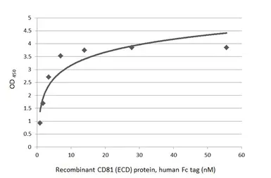 Human CD81 (ECD) protein, human Fc tag. GTX144106-pro
