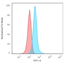 Anti-GFAP antibody [GFAP/2076] used in Flow cytometry (FCM). GTX18062