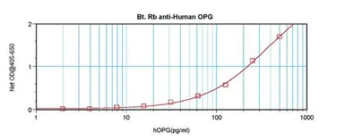 Anti-OPG antibody (Biotin) used in ELISA (ELISA). GTX18068