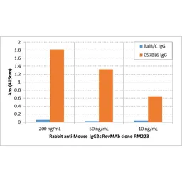 Rabbit Anti-Mouse IgG2c (Fc) antibody [RM223]. GTX20294