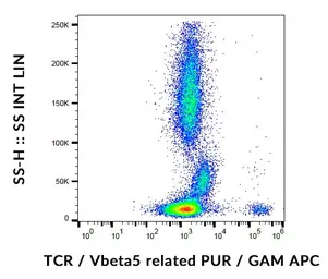 Anti-TCR V beta 5 antibody [MEM-262] used in Flow cytometry (FCM). GTX21898
