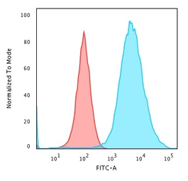 Anti-Cytokeratin 19 antibody [KRT19/799] used in Flow cytometry (FCM). GTX34650