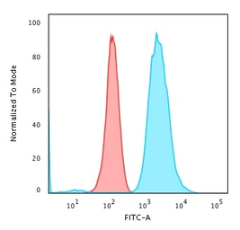 Anti-Fascin 1 antibody [FSCN1/418] used in Flow cytometry (FCM). GTX34720