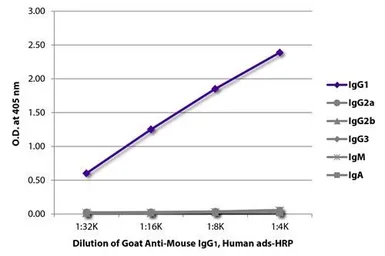 Goat Anti-Mouse IgG1 antibody, pre-adsorbed (HRP). GTX35185