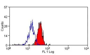 Anti-Dectin-1 antibody [GE2] (FITC) used in Flow cytometry (FCM). GTX43450