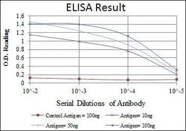 Anti-PODXL antibody [5D4] used in ELISA (ELISA). GTX60436