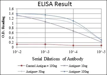 Anti-Cytokeratin 19 antibody [1H6] used in ELISA (ELISA). GTX60457