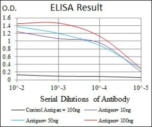 Anti-c-Fos antibody [2G2] used in ELISA (ELISA). GTX60591