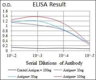 Anti-Rho GDI alpha antibody [2G3] used in ELISA (ELISA). GTX60618