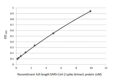 Anti-SARS-CoV / SARS-CoV-2 (COVID-19) spike antibody [1A9] used in ELISA (ELISA). GTX632604
