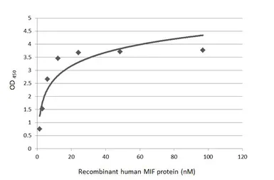 Anti-MIF antibody [HL2963] used in ELISA (ELISA). GTX640350