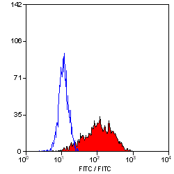 Anti-IL2 Receptor alpha antibody [MRC OX-39] (PE) used in Flow cytometry (FCM). GTX76049