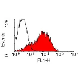 Anti-CD44 antibody [OX-50] (FITC) used in Flow cytometry (FCM). GTX76381