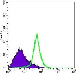 Anti-Integrin alpha 5 antibody [10F6] used in Flow cytometry (FCM). GTX83192