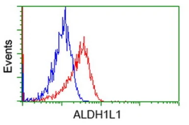 Anti-ALDH1L1 antibody [7G6] used in Flow cytometry (FCM). GTX84894