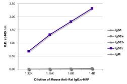 Mouse Anti-Rat IgG2c antibody [2C8F1] (HRP). GTX02895-01