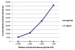 Goat Anti-Mouse IgG (Fab) antibody, pre-adsorbed (FITC). GTX04191-06