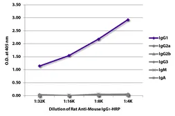 Rat Anti-Mouse IgG1 (Fc) antibody [SB77e] (HRP). GTX04226-01