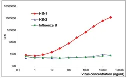 Anti-Influenza A virus H1N1 HA (Hemagglutinin) antibody [InA134] used in ELISA (ELISA). GTX04240