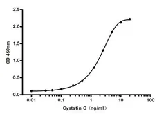 Anti-Cystatin C antibody [7F6-A5-F3] used in ELISA (ELISA). GTX16493
