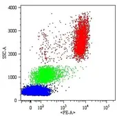Anti-CD16 antibody [MEM-154] used in Flow cytometry (FCM). GTX20664