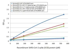 Anti-SARS-CoV-2 (COVID-19) Spike RBD antibody [HL1004] (HRP) used in ELISA (ELISA). GTX635793-01