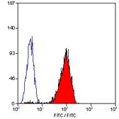 Anti-CD48 antibody [MEM-102] (FITC) used in Flow cytometry (FACS). GTX74612