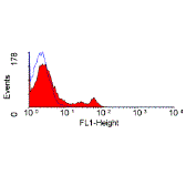Anti-CD4 antibody [W3/25] (FITC) used in Flow cytometry (FCM). GTX76317
