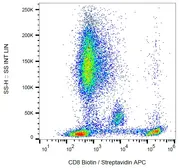 Anti-CD8 antibody [MEM-31] (Biotin) used in Flow cytometry (FACS). GTX78256