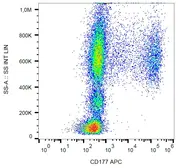 Anti-CD177 antibody [MEM-166] (APC) used in Flow cytometry (FACS). GTX79995