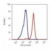Anti-CD11c antibody [BU15] (PerCP) used in Flow cytometry (FACS). GTX80216