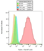 Anti-PDGF Receptor alpha antibody [16A1] (APC) used in Flow cytometry (FCM). GTX80300