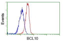 Anti-BCL10 antibody [4A8] used in Flow cytometry (FACS). GTX84835